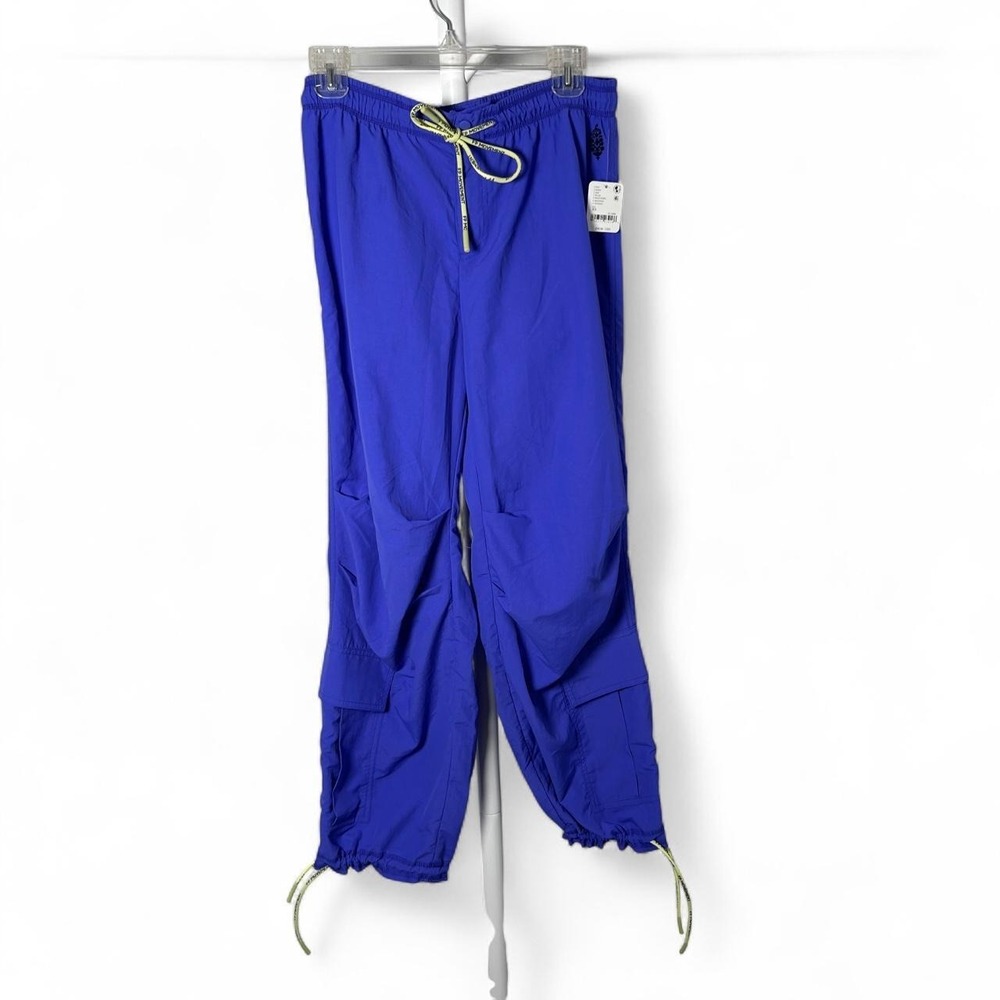Free People FP Movement purple  Parachute Jogger Cargo Pants Women's cropped XS